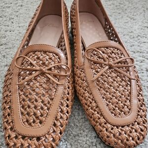 J.Crew Women's Woven Leather Loafers